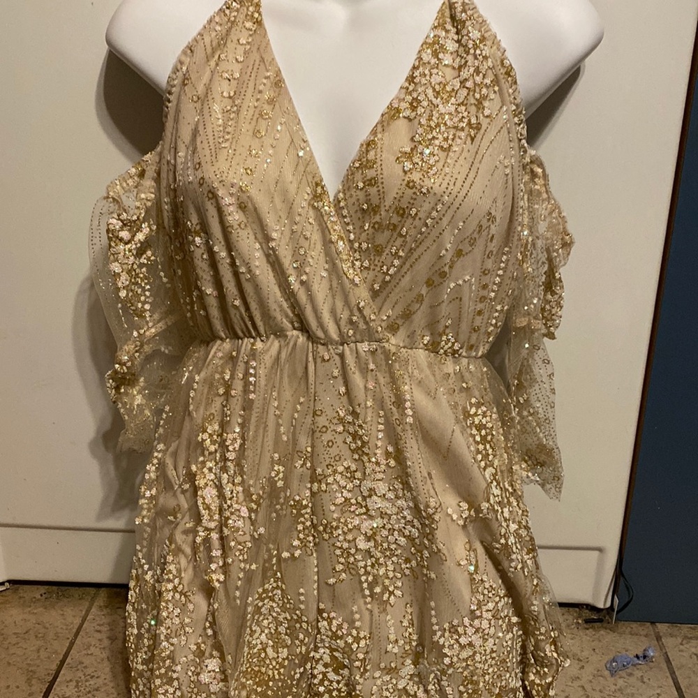 Glitter pattern Romper